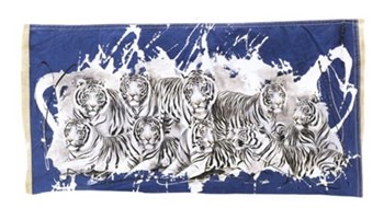 Nine White Tigers by Rolf Knie art print