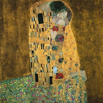 Der Kuss by Gustav Klimt art print