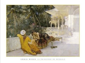 La Princesse de Bengale by Edwin Lord Weeks art print