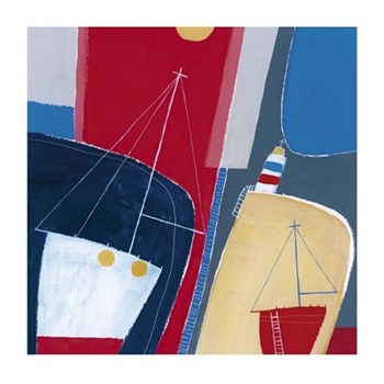 One Red Boat by Dave Jaundrell art print