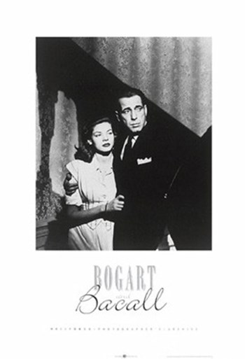 Humphrey Bogart, film star art print