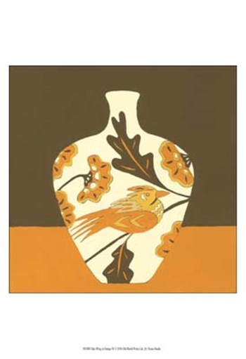 Take Wing in Orange IV by Vision Studio art print