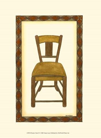 Rustic Chair II by Vanna Lam art print