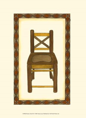 Rustic Chair III by Vanna Lam art print