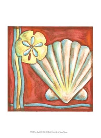 Pop Shells I by Nancy Slocum art print