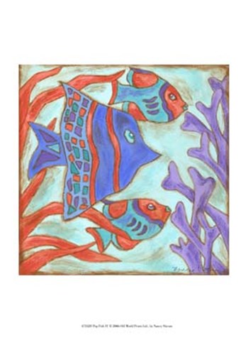 Pop Fish IV by Nancy Slocum art print