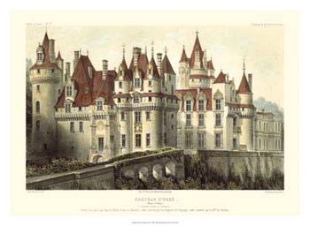 French Chateaux VII by Victor Petit art print