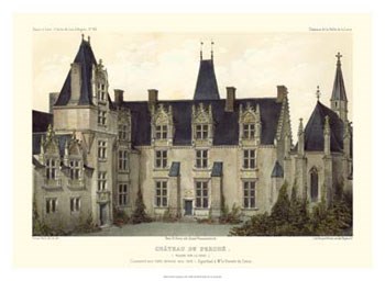 French Chateaux VIII by Victor Petit art print