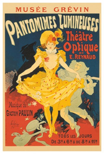 Pantomimes Lumineuses by Jules Cheret art print