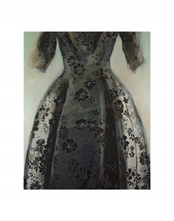 Black Balenciaga Dress by Nott art print
