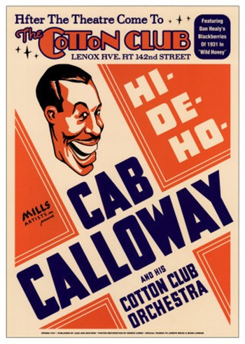 Cab Calloway the Cotton Club Nyc 1931 art print