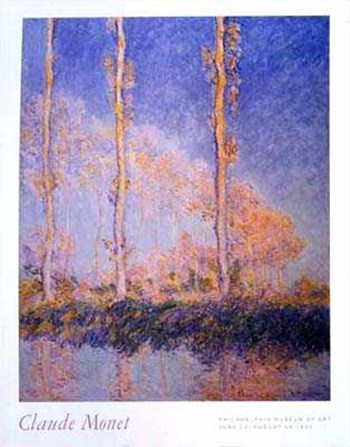 Poplars by Claude Monet art print