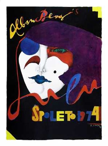 Spoleto 1974 by Richard Lindner art print