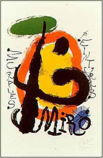 Peintures by Joan Miro art print