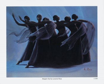 Steppin&#39; Out by Laverne Ross art print