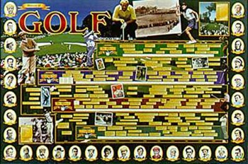 History of Golf by Vanguard art print