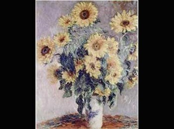 Sunflowers by Claude Monet art print