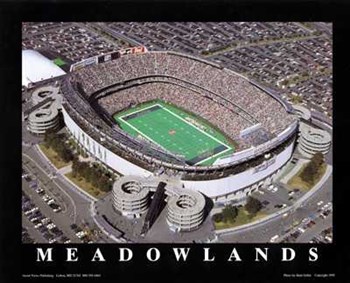 Meadowlands - Ny Jets At Giants Stadium, by Brad Geller art print