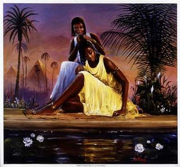 Nubian Maidens by Laverne Ross art print