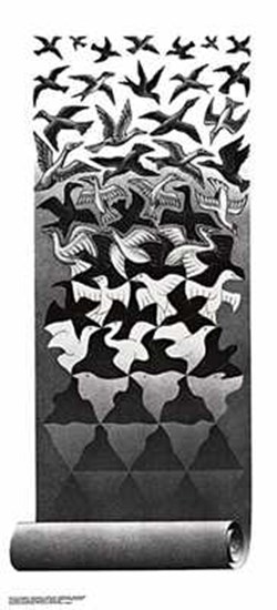 Liberation by M.C. Escher art print