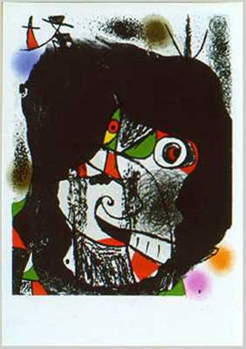 Revolution I (Litho) by Joan Miro art print