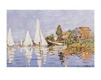 Boating At Argenteuil by Claude Monet art print