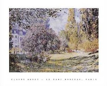 Parc Monceau Paris by Claude Monet art print