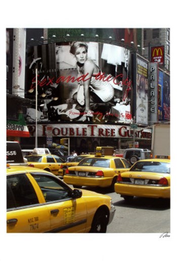 Yellow Cabs on Times Square by Igor Maloratsky art print