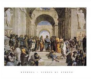 The School of Athens, c.1511 by Raphael art print