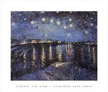 Starlight Over the Rhone by Vincent Van Gogh art print