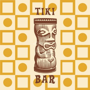 Tiki Bar by Tiki series art print