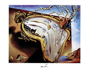 Soft Watch At Moment of First Explosion, c.1954 by Salvador Dali art print