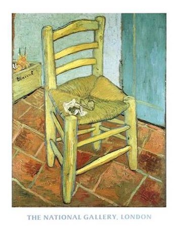 Van Gogh&#39;s Chair by Vincent Van Gogh art print