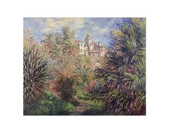 Gardens at Bordighera, 1884 by Claude Monet art print
