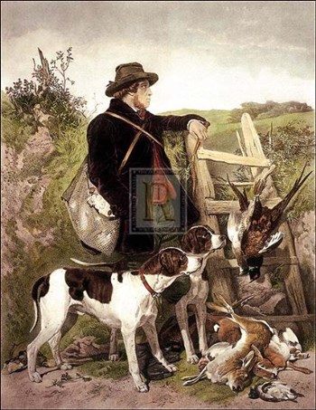 English Gamekeeper Pm by Richard Hall art print