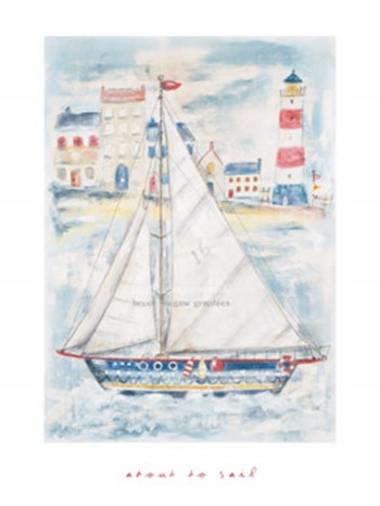 About to Sail by Jane Claire art print