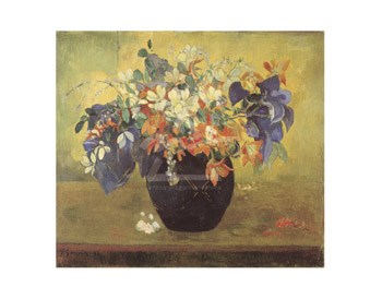 A Vase of Flowers, 1896 by Paul Gauguin art print