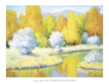 October Reflections by Bunny Oliver art print