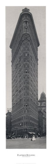 Flatiron Building by New York Buildings art print