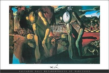 Metamorphosis Of Narcissus by Salvador Dali art print