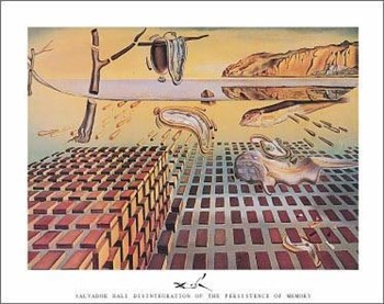 Disintegration Of The Peristence Of Memo by Salvador Dali art print