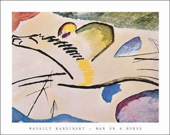 Man On A Horse by Wassily Kandinsky art print