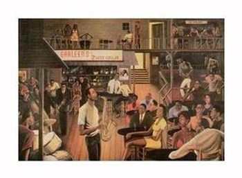 Jazz From The Cellar (Mini) by Ernest Watson art print