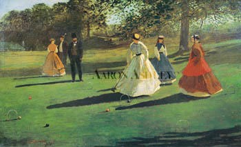 Croquet Players by Winslow Homer art print