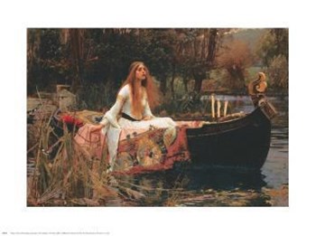 Lady Of Shalott by John William Waterhouse art print