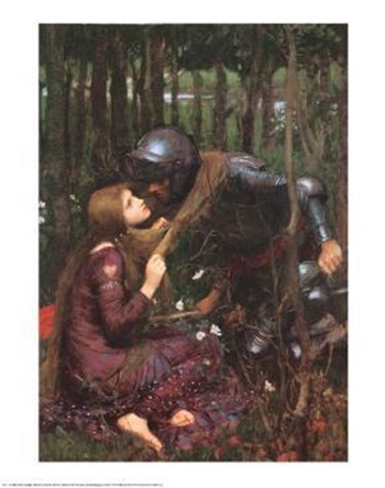 La Belle Dame Sans Merci by John William Waterhouse art print