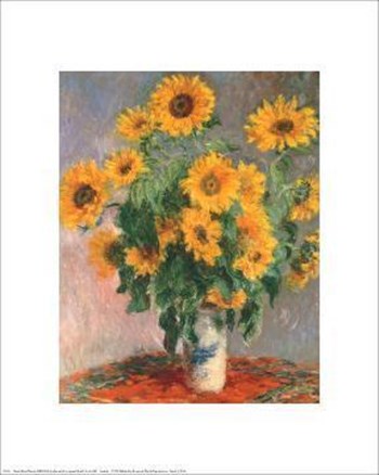 Sunflowers by Claude Monet art print