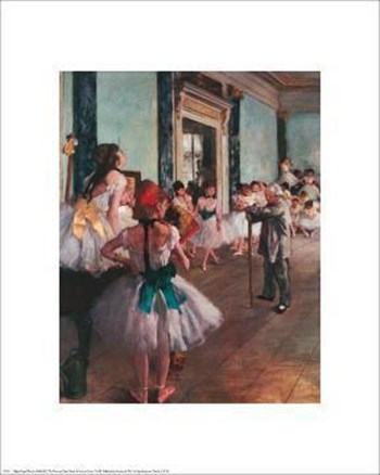 Dancing Class by Edgar Degas art print