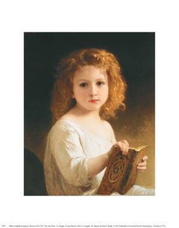 Story Book by William Adolphe Bouguereau art print