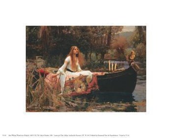 Lady Of Shalott by John William Waterhouse art print